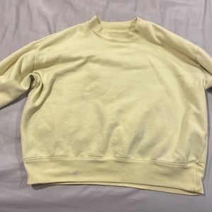 yellow target crew neck
